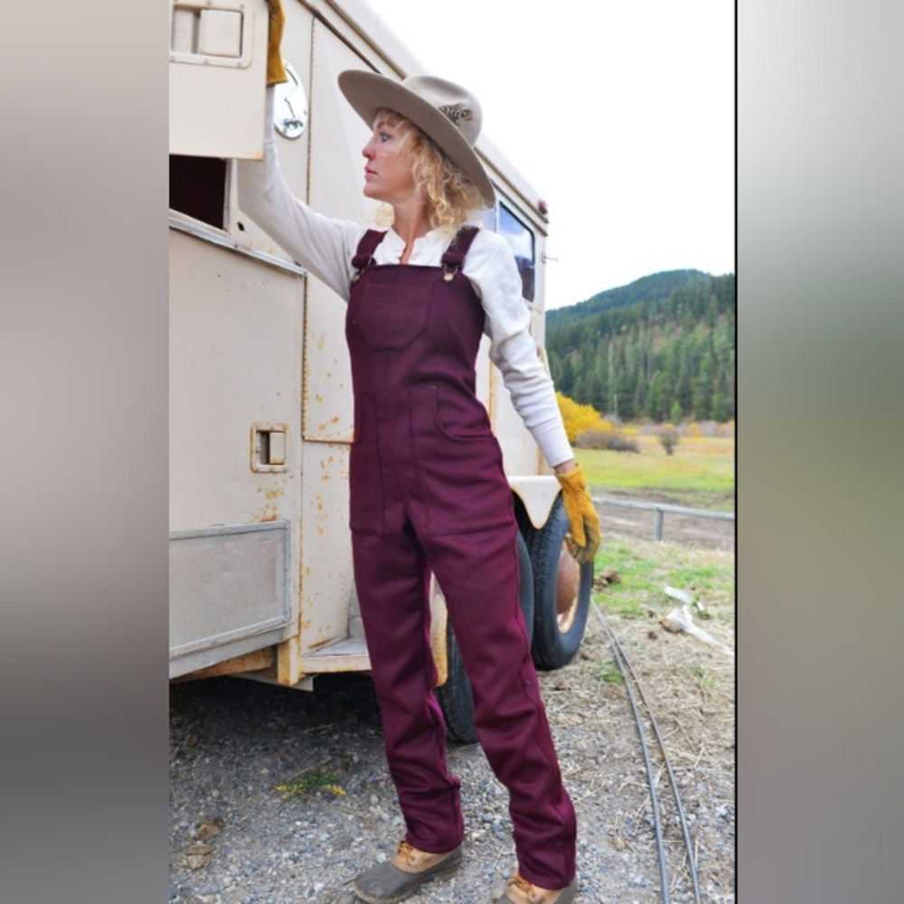 Revivall 100% wool overalls